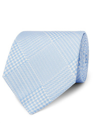 Emma Willis 9cm Prince Of Wales Checked Silk Twill Tie