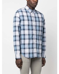Woolrich Plaid Pattern Cotton Shirt