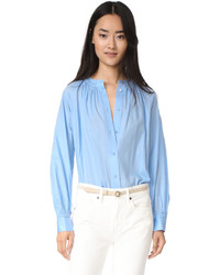 Vince Soft Pleated Blouse