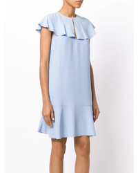 RED Valentino Pleated Neck Dress