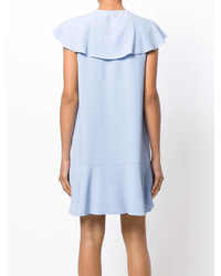 RED Valentino Pleated Neck Dress