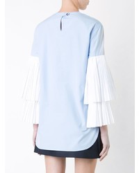 Monographie Pleated Double Sleeve Blouse