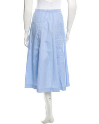 Rebecca Minkoff Midi Button Adornt Skirt W Tags