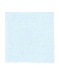 Neiman Marcus Linen Pocket Square Light Blue