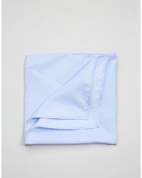 Asos Wedding Pocket Square In Soft Blue