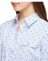 Brooks Brothers Cotton Dot Shirt Dress