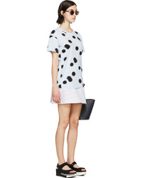 Marc by Marc Jacobs Blue Blurred Dot T Shirt