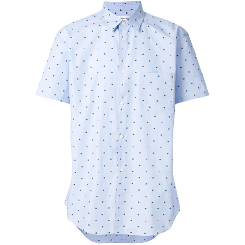 cdg polka dot shirt short sleeve