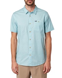 O'Neill Tame Slim Fit Stretch Short Sleeve Button Up Shirt