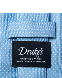 Drakes Drakes 8cm Polka Dot Silk Twill Tie