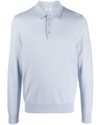 Filippa K Fine Knit Long Sleeve Polo Shirt