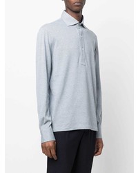 Brunello Cucinelli Long Sleeve Polo Shirt