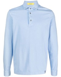 Drumohr Long Sleeved Cotton Polo Shirt