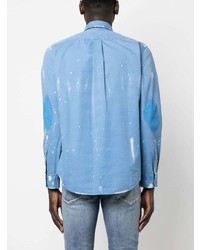 Polo Ralph Lauren Paint Splatter Cotton Shirt
