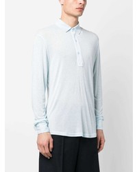 Orlebar Brown Piqu Long Sleeve Polo Shirt
