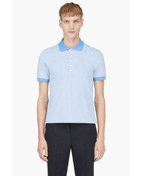Thom Browne Blue Placket Accent Polo