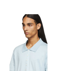 Thom Browne Blue Relaxed Fit Polo