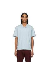 Thom Browne Blue Relaxed Fit Polo