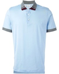 Brioni Contrasting Collar Polo Shirt