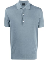 Tom Ford Button Front Short Sleeved Polo Shirt