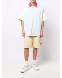 Sunnei Colour Block Cotton Polo Shirt
