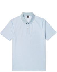Hugo Boss Contrast Tipped Cotton Piqu Polo Shirt