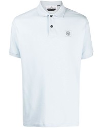 Stone Island Embroidered Logo Cotton Polo Shirt