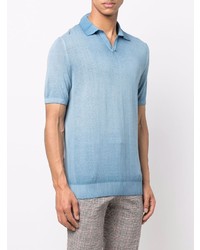 Daniele Alessandrini Faded Effect Polo Shirt