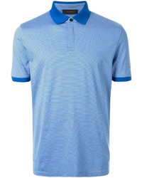 D'urban Fine Knit Striped Polo Shirt