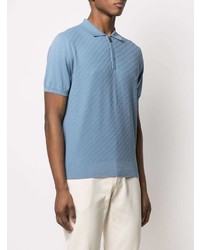 Canali Half Zip Polo Shirt