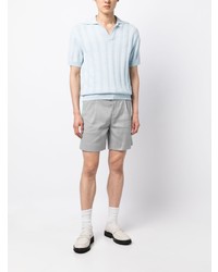 System Knitted Cotton Polo Shirt