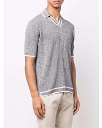 Tagliatore Knitted Short Sleeve Polo Shirt