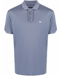 Emporio Armani Logo Embroidered Polo Shirt