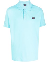 Paul & Shark Logo Patch Cotton Polo Shirt