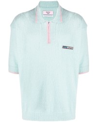 Martine Rose Logo Patch Knitted Polo Shirt