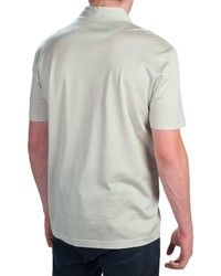 Zimmerli Of Switzerland Silk Cotton Polo Shirt Short Sleeve