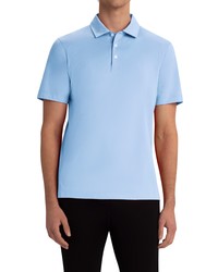 Bugatchi Ooohcotton Tech Solid Polo In Sky At Nordstrom