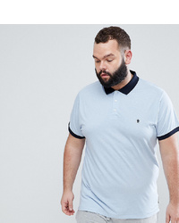 French Connection Plus Contrast Collar Polo Shirt