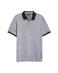 Emporio Armani Polo Shirt In Solid Blue Navy At Nordstrom