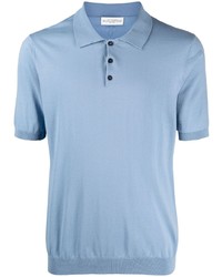 Ballantyne Ribbed Hem Cotton Polo Shirt