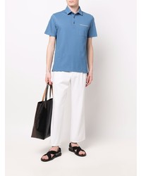Ermenegildo Zegna Short Sleeve Cotton Polo Shirt
