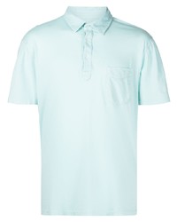 Officine Generale Short Sleeve Cotton Polo Shirt