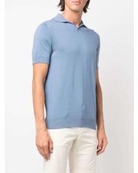 Fedeli Short Sleeve Cotton Polo Top