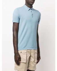 Zanone Short Sleeve Fitted Polo Shirt