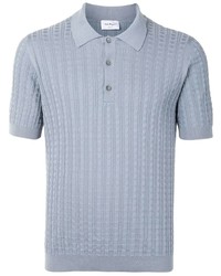 Salvatore Ferragamo Short Sleeve Knitted Polo Shirt