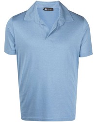 Colombo Short Sleeve Silk Blend Polo Shirt