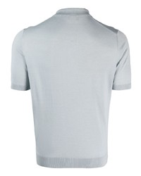 Barba Short Sleeve Silk Polo Shirt