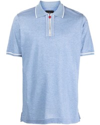 Kiton Short Sleeve Zip Fastening Polo Shirt