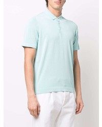 Drumohr Short Sleeved Cotton Polo Shirt