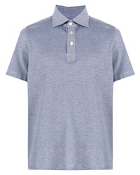 Finamore 1925 Napoli Short Sleeved Textured Polo Shirt